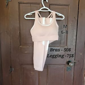 Zyia sport bras and legging set